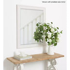 Miroir Mural Encadré Alysia Blanc - Kate & Laurel All Things Decor