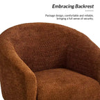 Fauteuil Guy Modern Boucle avec pied en métal ART OF LIVING DESIGNS