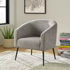 Fauteuil Guy Modern Boucle avec pied en métal ART OF LIVING DESIGNS