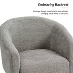 Fauteuil Guy Modern Boucle avec pied en métal ART OF LIVING DESIGNS