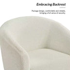 Fauteuil Guy Modern Boucle avec pied en métal ART OF LIVING DESIGNS