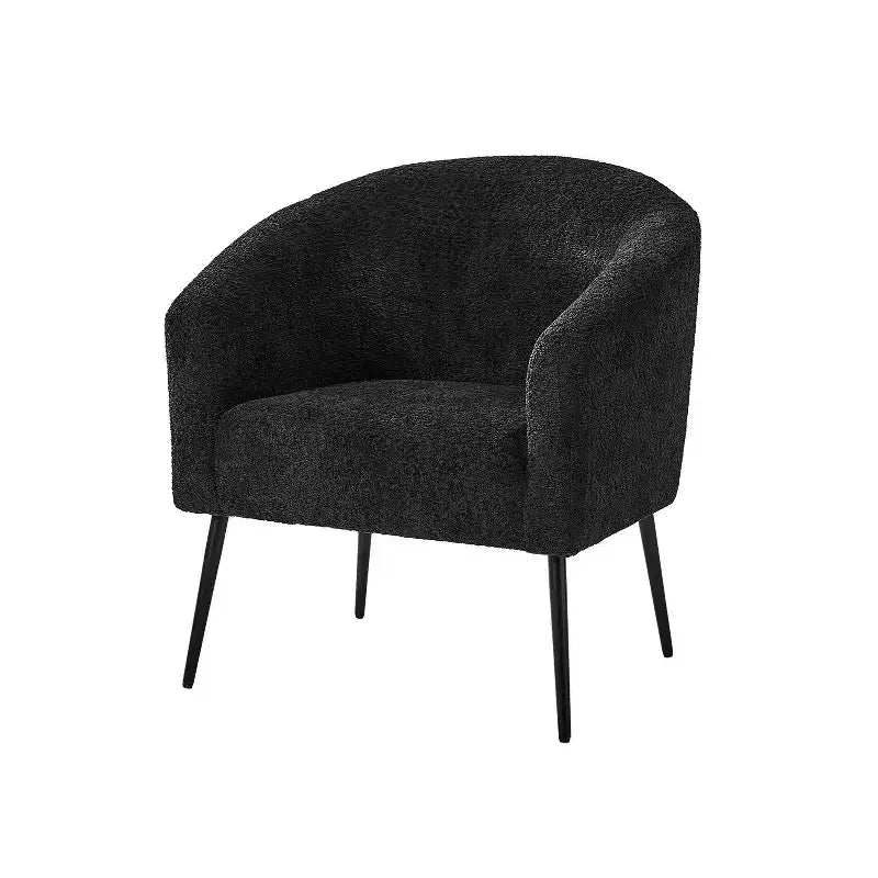 Fauteuil Guy Modern Boucle avec pied en métal ART OF LIVING DESIGNS