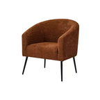 Fauteuil Guy Modern Boucle avec pied en métal ART OF LIVING DESIGNS