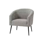 Guy Modern Boucle Armchair with metal leg ART OF LIVING DESIGNS