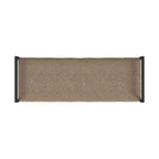 Banc en Fausse Peau de Mouton et Métal Moderne - HomePop