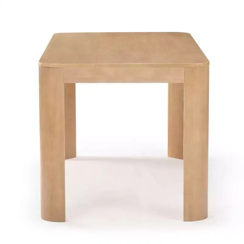 Table de salle à manger Plank+Beam Contour, 72 po, en bois massif, pour 6 personnes