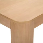 Table de salle à manger Plank+Beam Contour, 72 po, en bois massif, pour 6 personnes