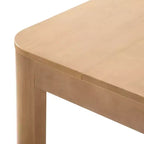 Table de salle à manger Plank+Beam Contour, 72 po, en bois massif, pour 6 personnes