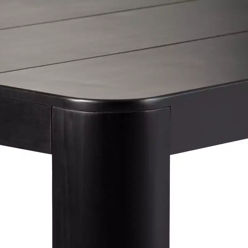 Table de salle à manger Plank+Beam Contour, 72 po, en bois massif, pour 6 personnes
