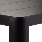 Table de salle à manger Plank+Beam Contour, 72 po, en bois massif, pour 6 personnes