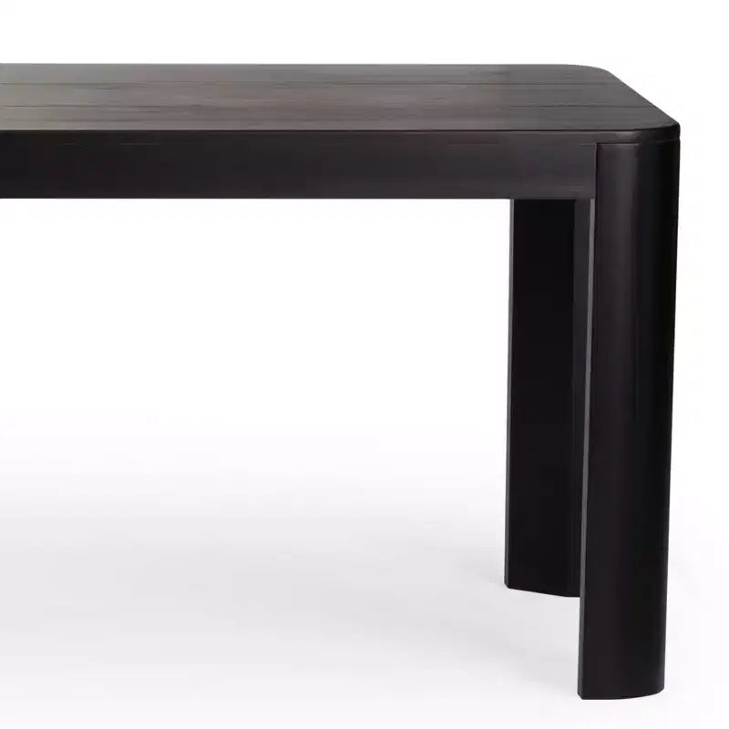Table de salle à manger Plank+Beam Contour, 72 po, en bois massif, pour 6 personnes