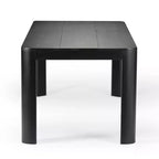 Table de salle à manger Plank+Beam Contour, 72 po, en bois massif, pour 6 personnes
