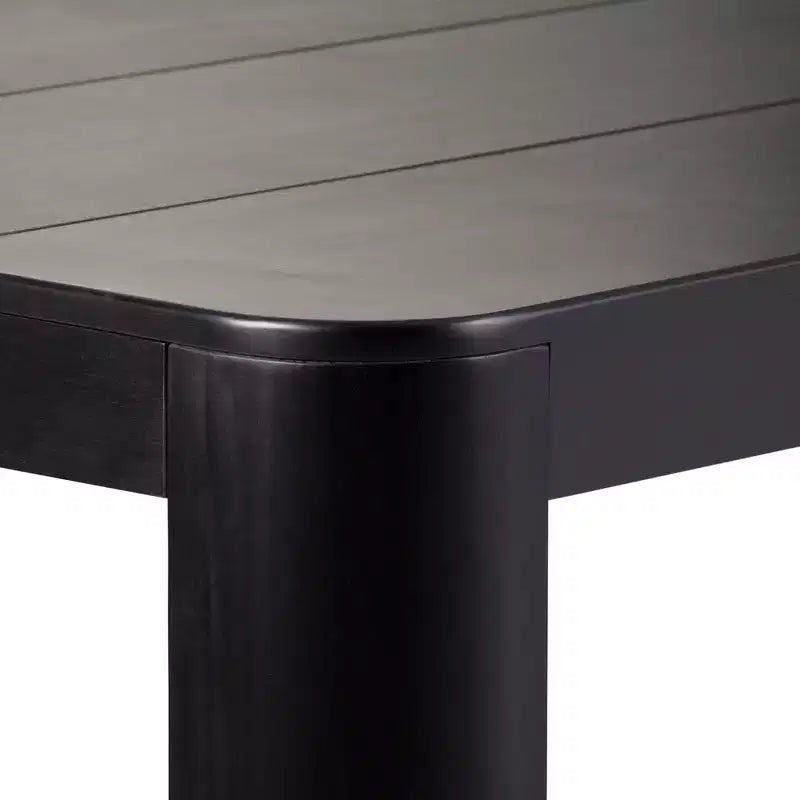Table de salle à manger Plank+Beam Contour, 72 po, en bois massif, pour 6 personnes