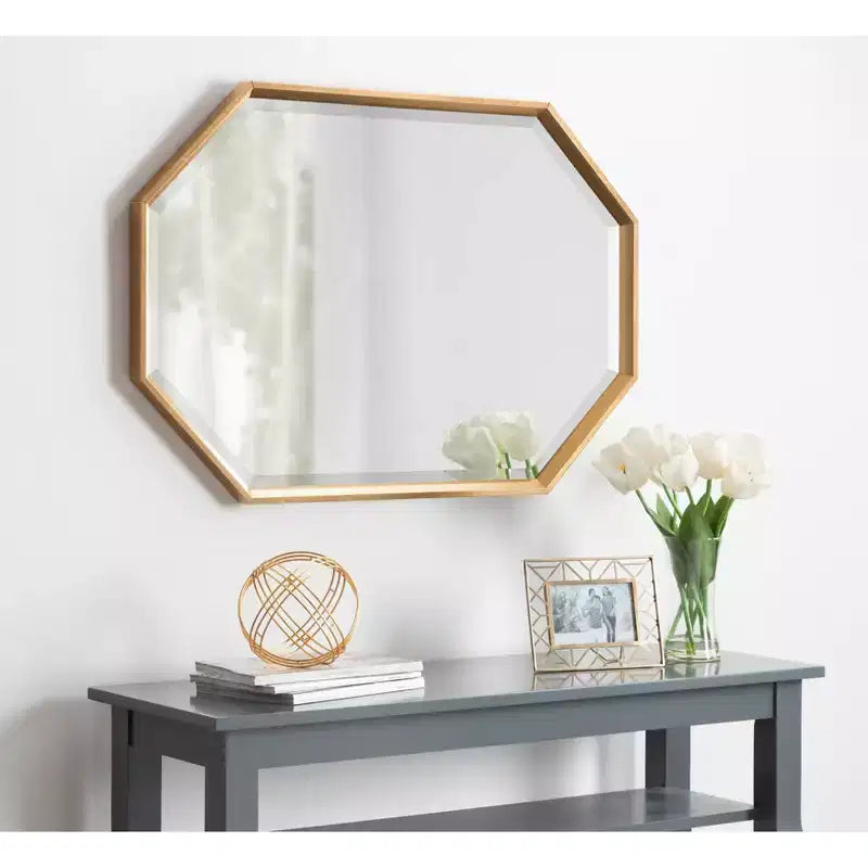 Miroir Mural Octogonal Allongé Calter 38 x 26 - Kate and Laurel