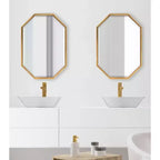 Miroir Mural Octogonal Allongé Calter 38 x 26 - Kate and Laurel