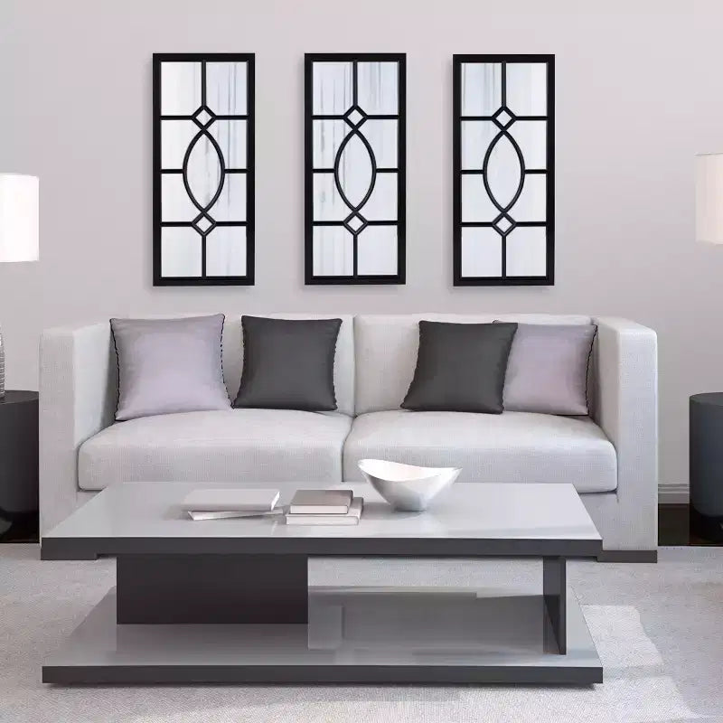 Miroir Mural d'Appoint Encadré Cassat 13 x 30 - Kate and Laurel