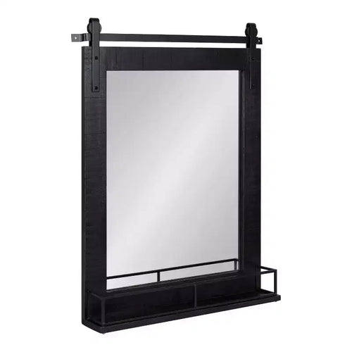 24 x 31 Cates Framed Wall Mirror with Shelf - Kate & Laurel All Things Decor