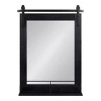Miroir mural encadré 24 x 31 Cates avec étagère – Kate & Laurel All Things Decor