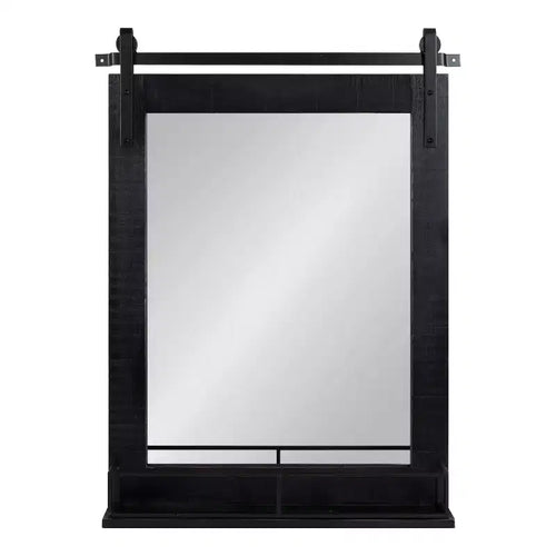 Miroir mural encadré 24 x 31 Cates avec étagère – Kate & Laurel All Things Decor