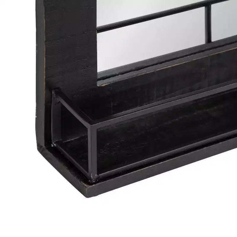 Miroir mural encadré 24 x 31 Cates avec étagère – Kate & Laurel All Things Decor