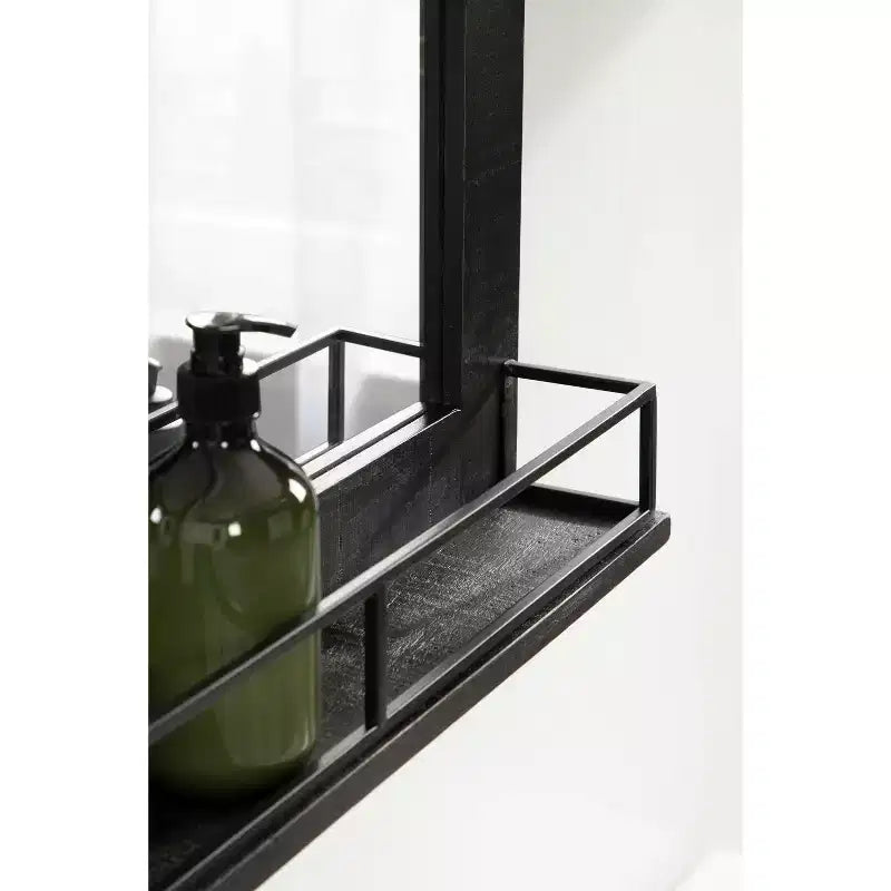 Miroir mural encadré 24 x 31 Cates avec étagère – Kate & Laurel All Things Decor