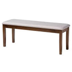 Ensemble de salle à manger Baxton Studio Genesis moderne en tissu et bois