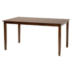 Ensemble de salle à manger Baxton Studio Genesis moderne en tissu et bois