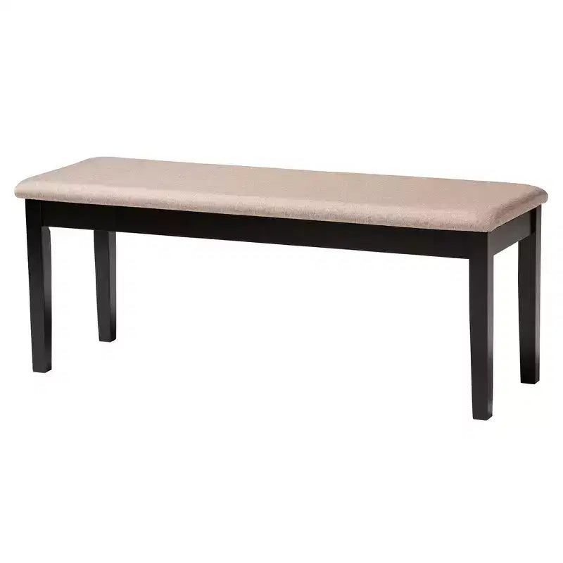 Ensemble de salle à manger Baxton Studio Genesis moderne en tissu et bois