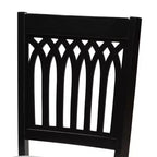 Ensemble de chaises de salle à manger modernes en tissu et bois Genesis de Baxton Studio