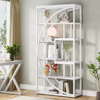 Tribesigns Étagère à 5 Niveaux, Meuble de Rangement à Livres de 180 cm pour Bureau à Domicile