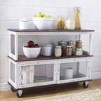 Desserte roulante de style industriel The Lakeside Collection