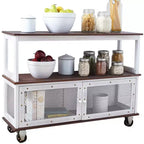 Desserte roulante de style industriel The Lakeside Collection