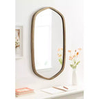 Miroir mural encadré hexagonal McLean 20x36 Kate & Laurel All Things Decor