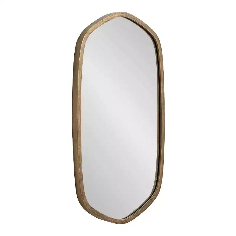Kate & Laurel All Things Decor 20x36 McLean Hexagon Framed Wall Mirror