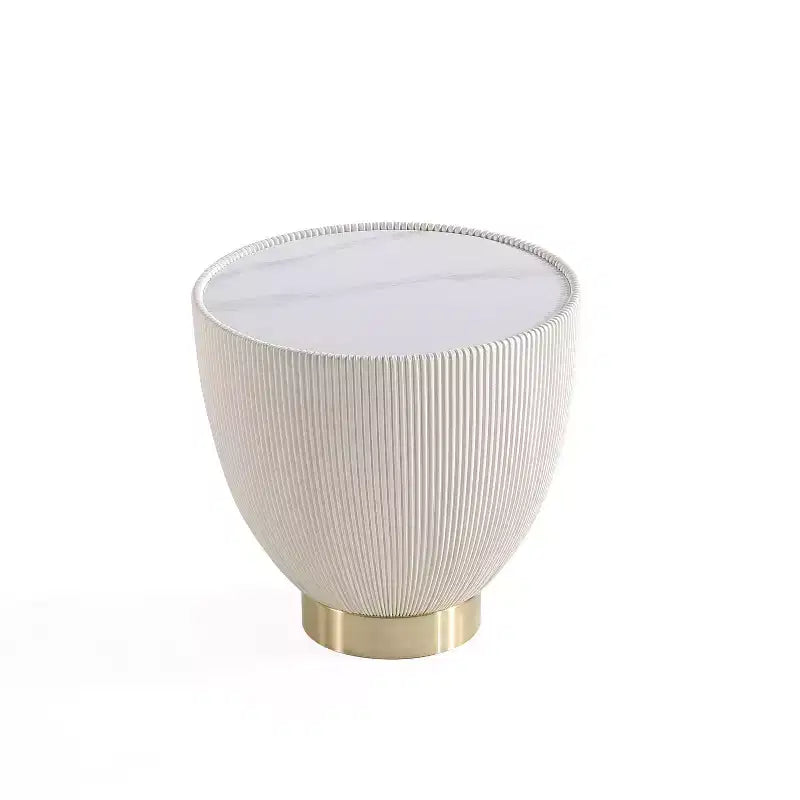 Manhattan Comfort Ensemble de 2 tables basses et tables d'appoint rembourrées en similicuir Anderson