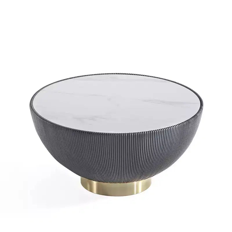Manhattan Comfort Ensemble de 2 tables basses et tables d'appoint rembourrées en similicuir Anderson