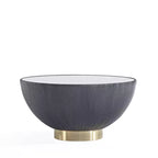 Manhattan Comfort Ensemble de 2 tables basses et tables d'appoint rembourrées en similicuir Anderson