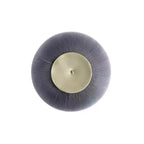 Manhattan Comfort Ensemble de 2 tables basses et tables d'appoint Anderson en similicuir avec plateau en métal