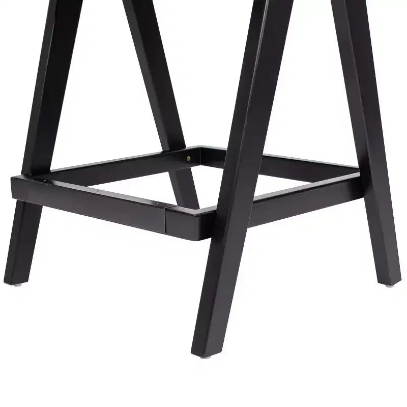 29.5 Tabouret de bar moderne avec accoudoirs et dossier en résine tissée, lot de 3