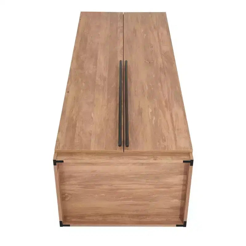 Lot de 2 armoires de rangement Lee à 2 portes et 4 étagères Manhattan Comfort