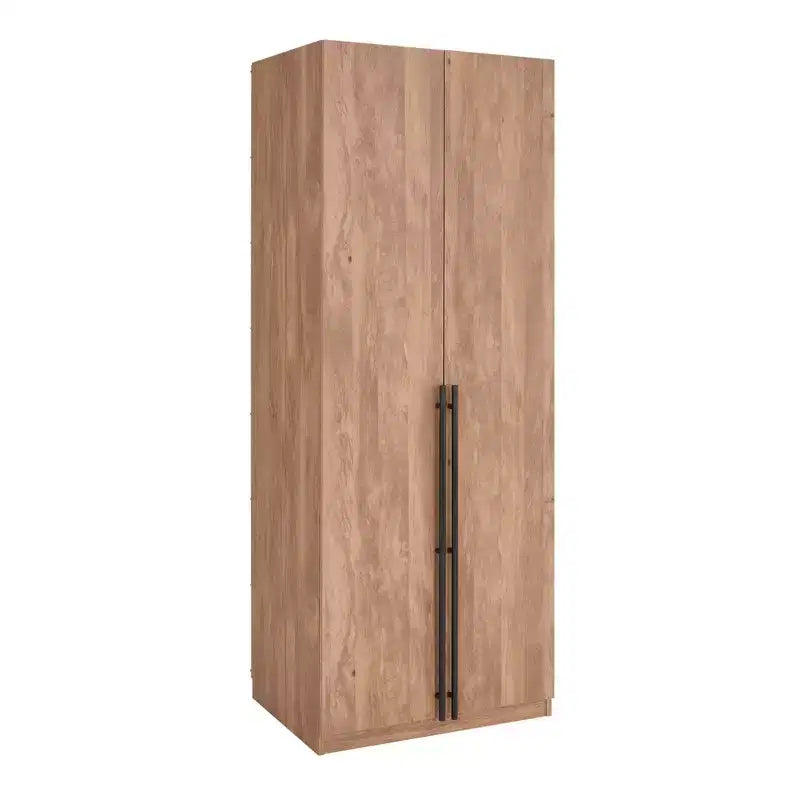 Lot de 2 armoires de rangement Lee à 2 portes et 4 étagères Manhattan Comfort