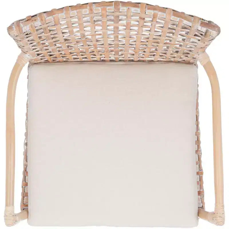 Fauteuil d'appoint Collette Rattn avec coussin - ACH6515 - Safavieh
