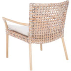 Fauteuil d'appoint Collette Rattn avec coussin - ACH6515 - Safavieh