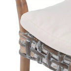 Fauteuil d'appoint Collette Rattn avec coussin - ACH6515 - Safavieh