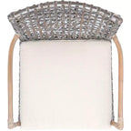 Fauteuil d'appoint Collette Rattn avec coussin - ACH6515 - Safavieh