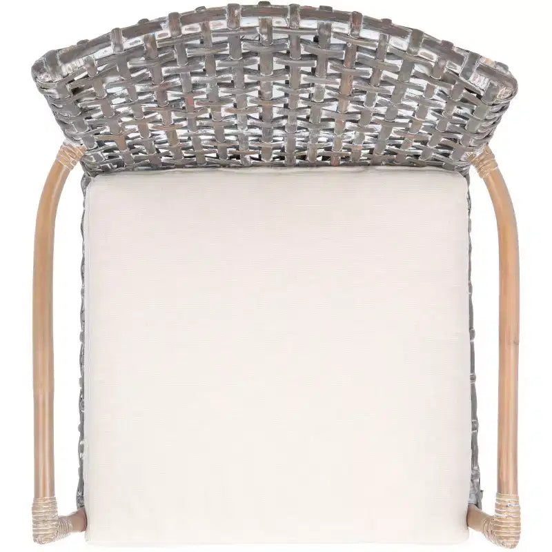 Fauteuil d'appoint Collette Rattn avec coussin - ACH6515 - Safavieh