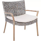 Fauteuil d'appoint Collette Rattn avec coussin - ACH6515 - Safavieh
