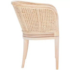 Fauteuil Sistine avec coussin - SEA4020A - Naturel/Blanc délavé - Safavieh