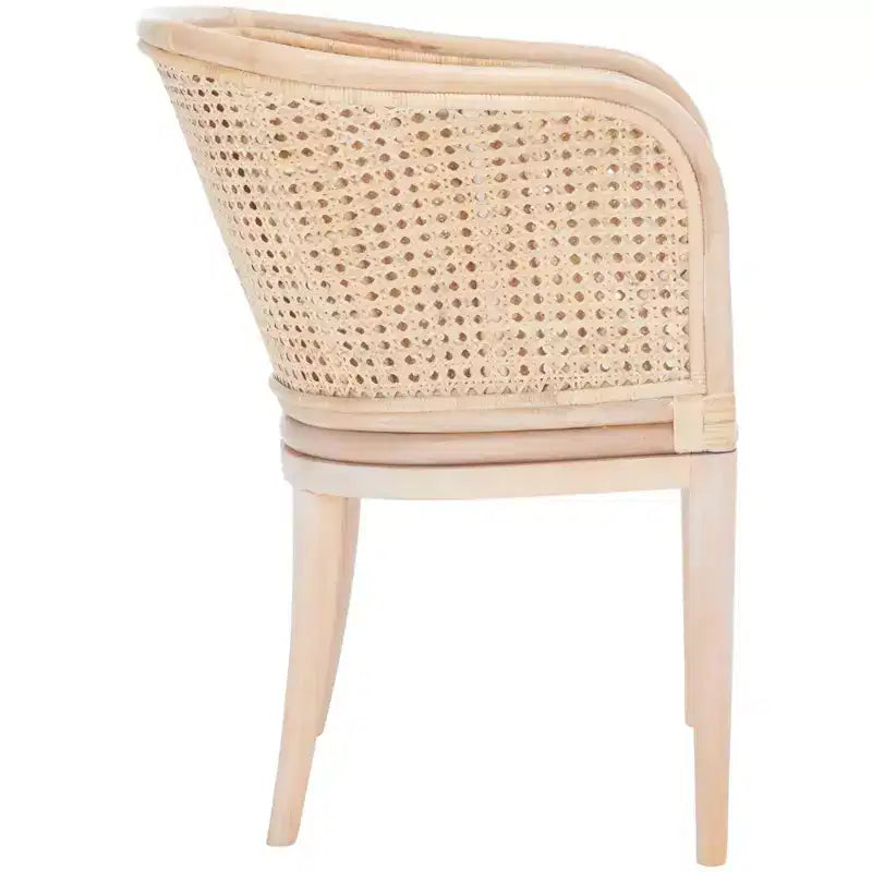 Fauteuil Sistine avec coussin - SEA4020A - Naturel/Blanc délavé - Safavieh