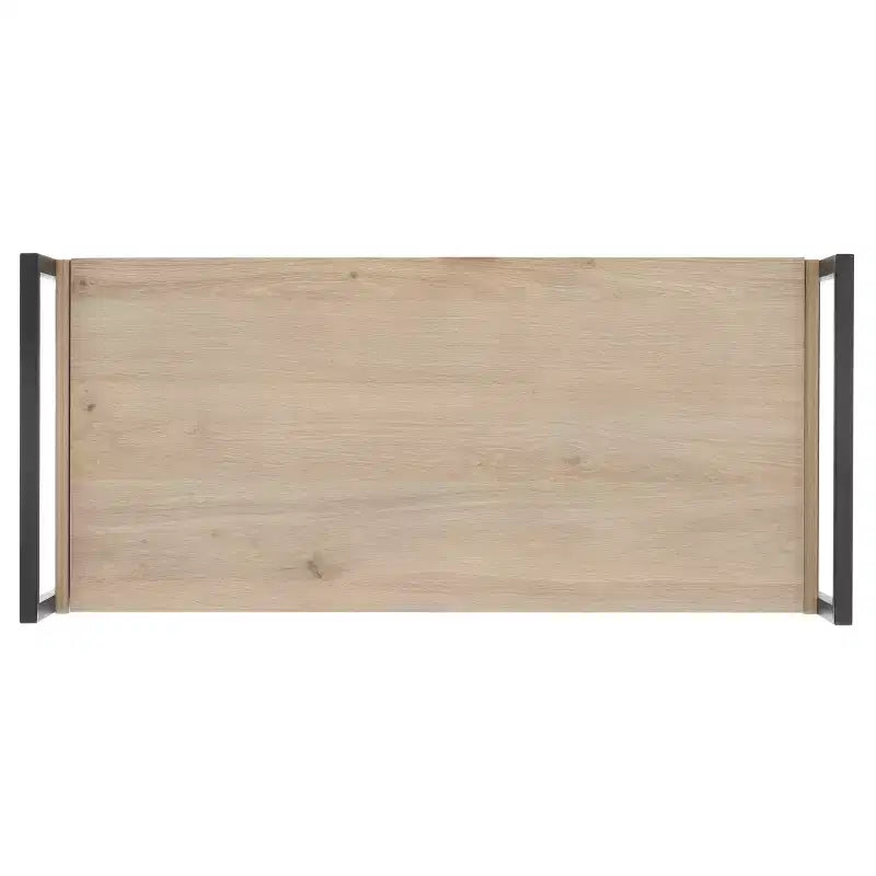 Banc de rangement Rhonwen - BCH9300 - Sable/Noir - Safavieh